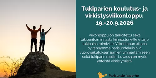 Tukiparien koulutus- ja virkistysviikonloppu