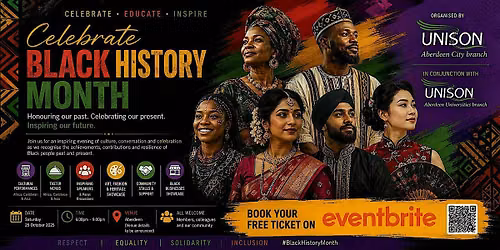 Celebrate Black History Month with Unison Aberdeen City Branch