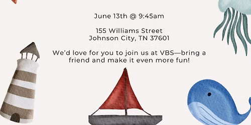 College Park Freewill Baptist Church 2026 VBS - Hooked On Jesus