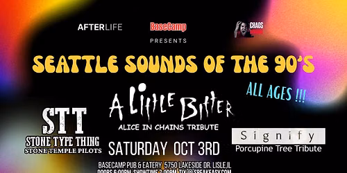 Tributes to Stone temple pilots, Alice in Chains and Porcupine tree ALL AGES !!!