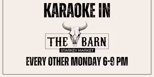 Karaoke in the Barn at Starkey Market