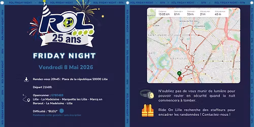 RFN - ROL Friday Night - La randonn\u00e9e roller lilloise