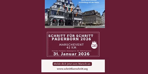 Schritt f\u00fcr Schritt Paderborn 2026