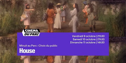 HOUSE de Nobuhiko Obayashi (1977) | Minuit au Parc: Choix du public