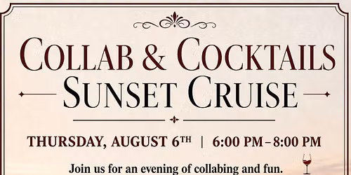 Collab & Cocktails Sunset Cruise with Krystal & Jen 