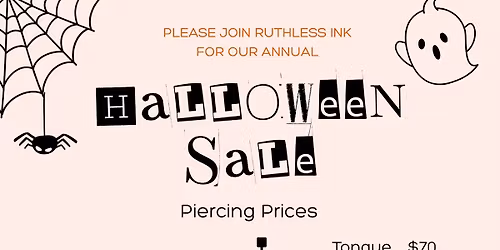 \ud83d\udc7b\ud83c\udf83 Spooktacular Halloween Piercing Sale \ud83d\udc7b\ud83c\udf83