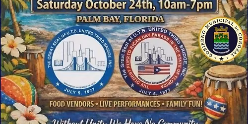 Palm Bay Florida's 29th Annual Puerto Rican Day Parade & Multicultural Festival