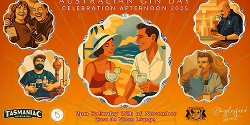 Australian Gin Day Celebration Afternoon 2025