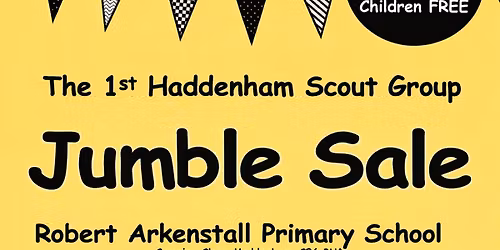 1st Haddenham Jumble Sale 