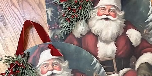 Holiday Decoupage Workshop with Green Velvet Creative Co.