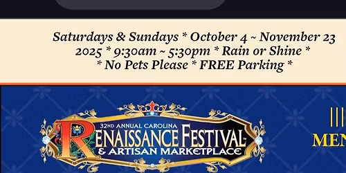 Renaissance festival meetup