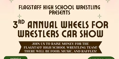 3rd Annual Wheels for Wrestlers Car Show
