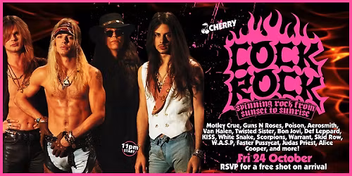 COCK ROCK from Sunset to Sunrise, FRI OCT 24th