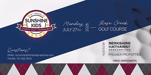 19th Annual Sunshine Kids Charity Golf Tournament