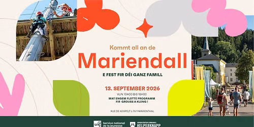 Kommt all an de Mariendall 2026