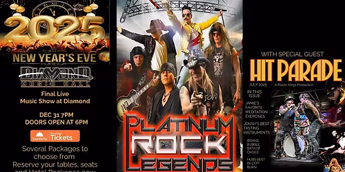 New Years With Platinum Rock Legends with Special Guest Hit Parade