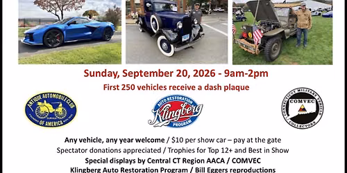 Valley Collector Car Club 25th annual car show