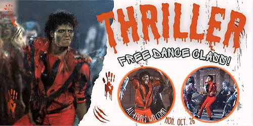 FREE THRILLER Dance Class Just in Time for Halloween!