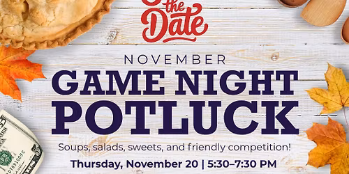 Game Night Pot Luck
