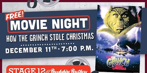 Movie Night: How the Grinch Stole Christmas