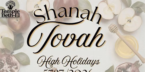 Temple Beth-El High Holidays 5787\/2026