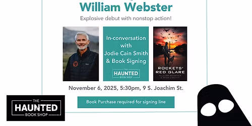 An In-conversation and Signing with author William Webster