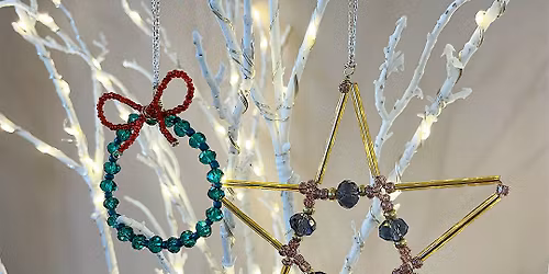 Festive beaded Christmas decoration workshop