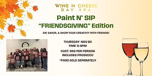 Friendsgiving Paint N' Sip