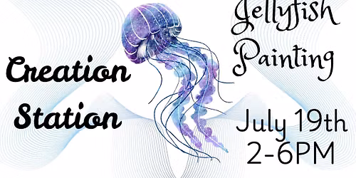 Creation Station - Jellyfish Painting