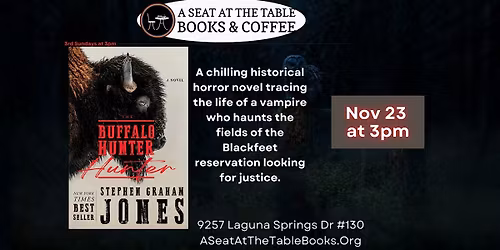 Horror Book Club w\/ Zoid + Arden: The Buffalo Hunter Hunter