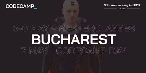 Codecamp Bucharest 7 May 2026 - The tech conference