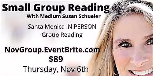 (November 2025) Small  Group Reading with Susan Schueler in Santa Monica