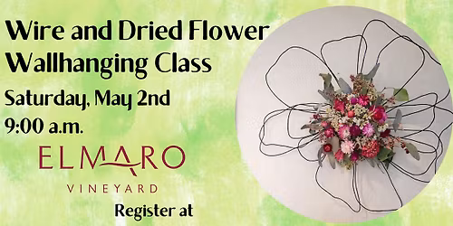 Wire Flower Wallhanging