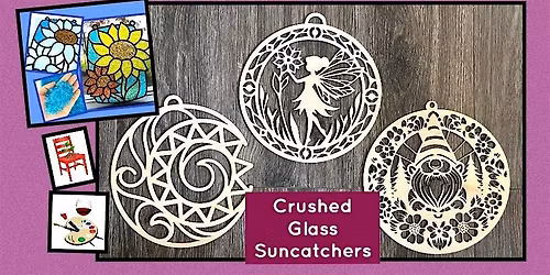 Whimsical Crushed Glass Suncatcher Workshop