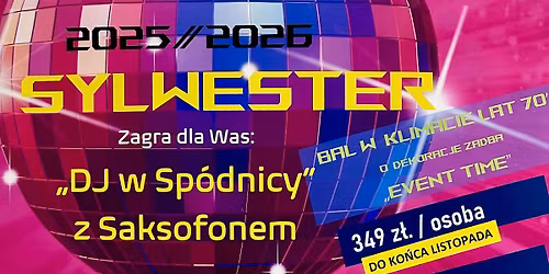 Sylwester 2025\/2026 w Zabrzu | Restauracja Twist 