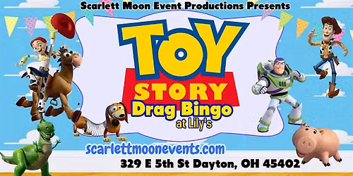 Toy Story Drag Bingo