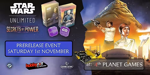 Star Wars Unlimited Secrets of Power Prerelease