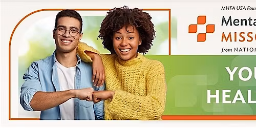 Youth Mental Health First Aid Training (Blended In-Person)