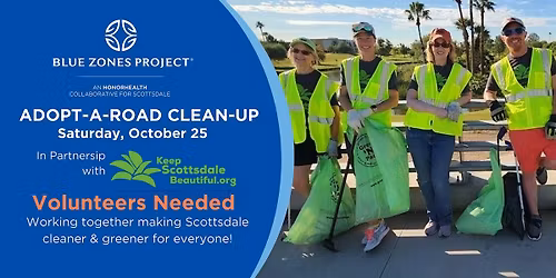 Keep Scottsdale Beautiful Adopt-A-Road Volunteer Cleanup-BZP Scottsdale