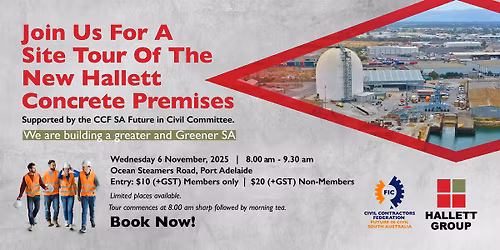 Future in Civil Hallett  Concrete Site Tour