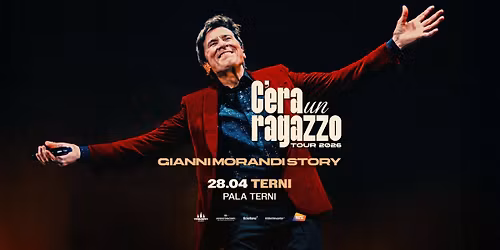Gianni Morandi \u2022 Terni @ Pala Terni 28\/04\/2026