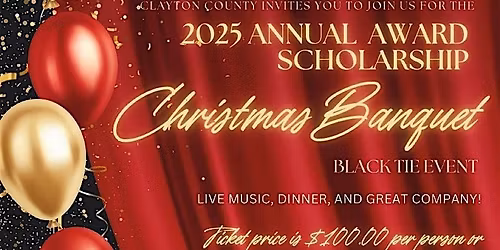 2025 ACMCC Annual Award Scholarship Christmas Banquet \u2013 Black-Tie Affair