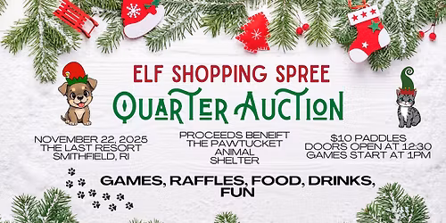 Elf Shopping Spree Quarter Auction