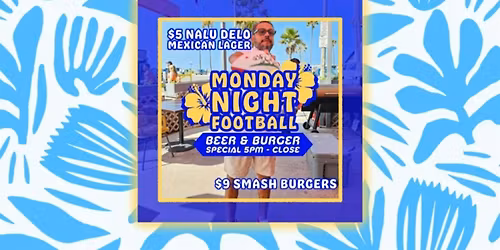 Monday Night Football \u2013 Burger & Beer Special \u2013 Where To Watch NFL