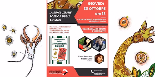 "La rivoluzione poetica degli animali" debutta al Circolo dei lettori!