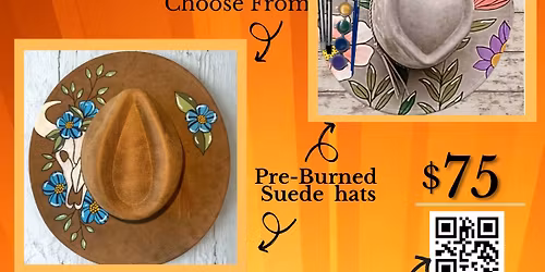 Saturday Suede Hat Painting at Landon Winery Greenville 11\/22 @ 11am