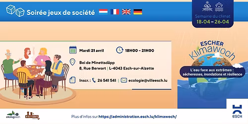 Soir\u00e9e jeux de soci\u00e9t\u00e9