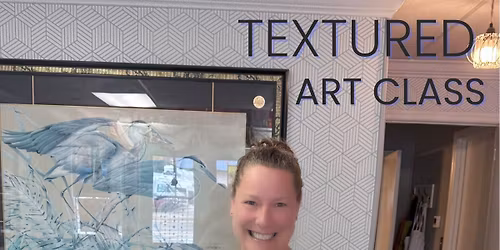 Textured Acrylics: Palette Knife Heron Painting