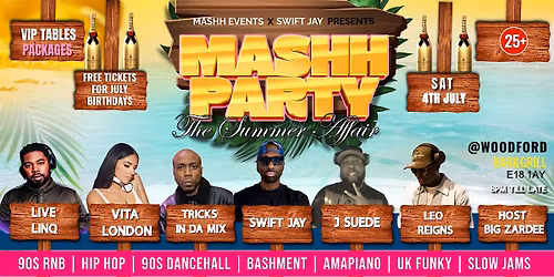 MASHH PARTY 'The Summer Affair'