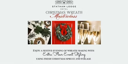 Statham Lodge Festive Wreath Making & Cream Tea
